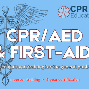 Cover image for CPR/AED & First-Aid classes