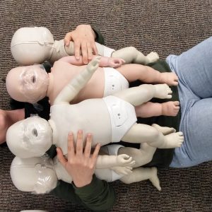 CPR Education provides in-home infant CPR training with baby manikins